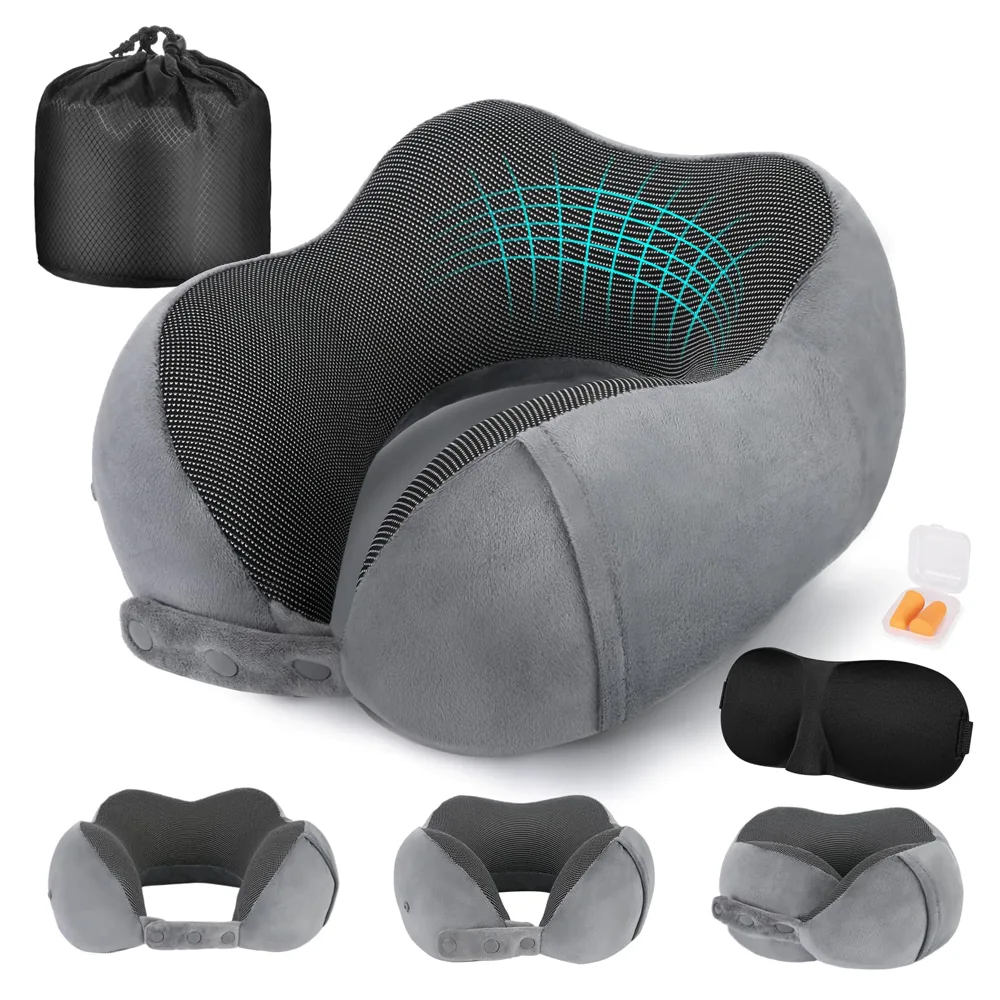 Cirorld Almohada de Viaje Cuello Ajustable