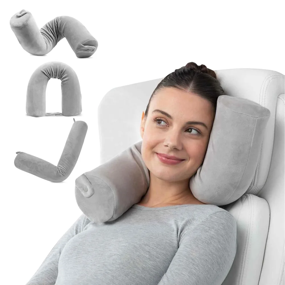 EPROICKS Almohada de Viaje Cilíndrica Moldeable