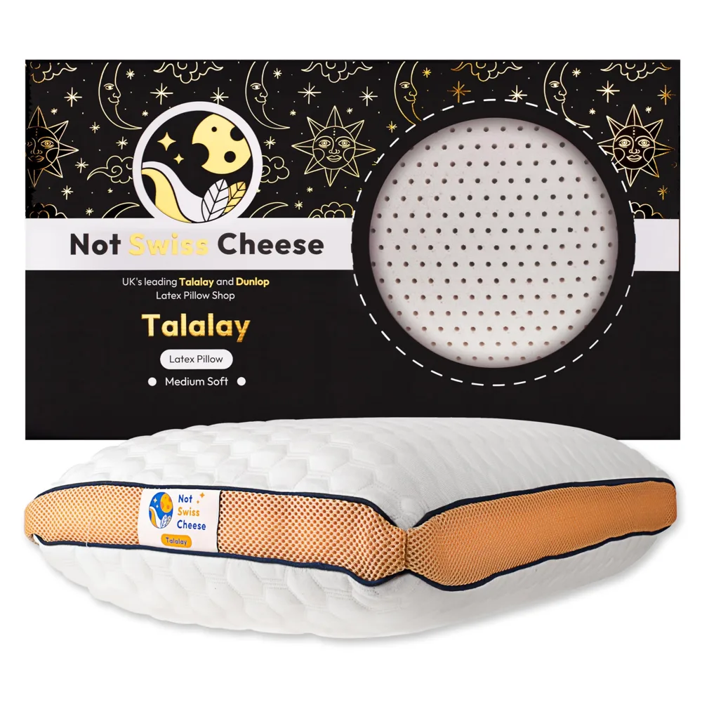 Not Swiss Cheese Almohada de Látex Talalay 70 cm