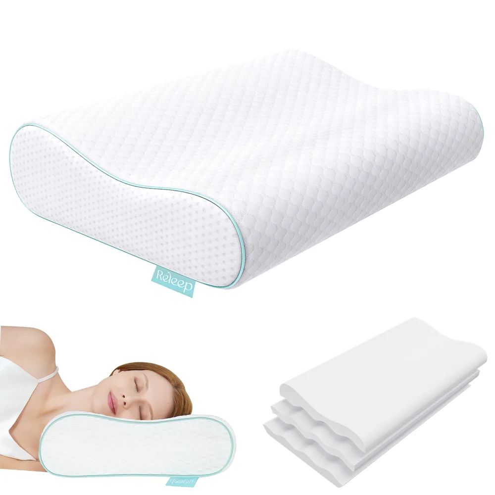 Releep Almohada Cervical Altura Ajustable