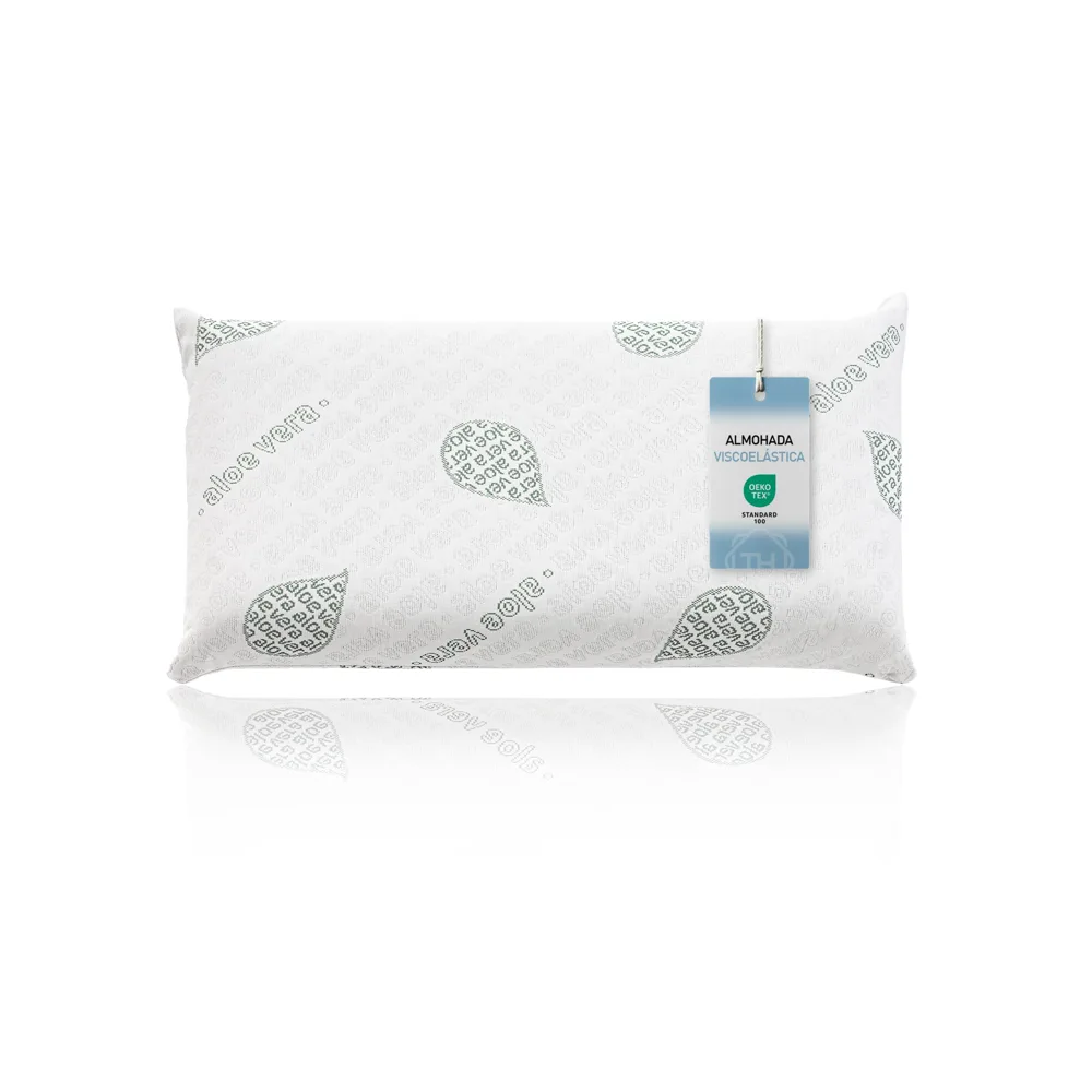 TEXTIL-HOME Almohada Viscoelástica Aloe Vera 75 cm