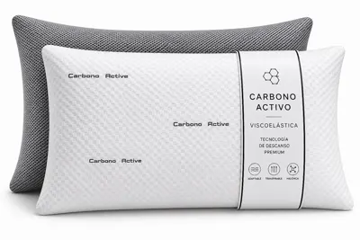 D'A Gama Home Almohada Viscoelástica Carbono 75 cm
