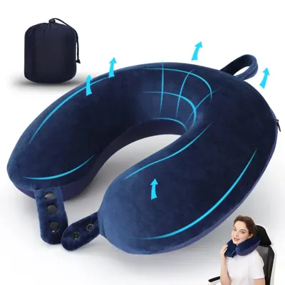 TALLGO Almohada de Viaje para el Cuello Viscoelástica