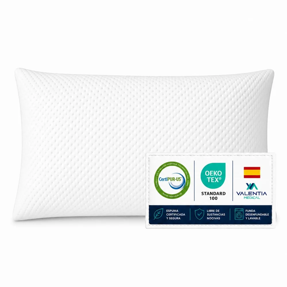 VALENTIA MEDICAL Almohada Viscoelástica 60 cm Aloe Vera